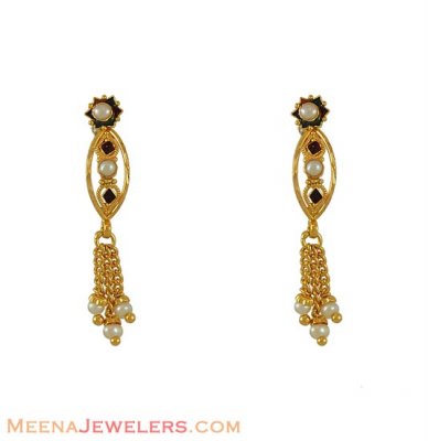 Designer Earrings(22kGold) ( 22Kt Gold Fancy Earrings )