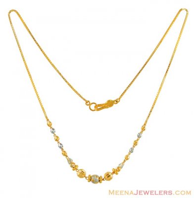 two tone fancy chain ( 22Kt Gold Fancy Chains )