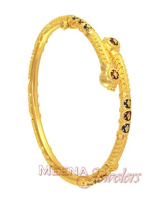 22K Gold MeenaKari Kada ( Kadas )