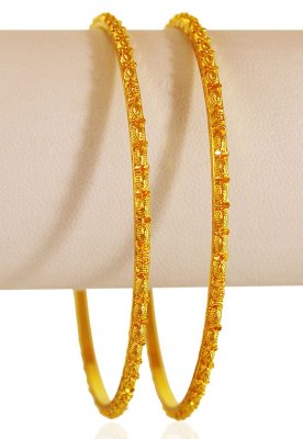 22karat Gold Bangles( 2pcs) ( Gold Bangles )