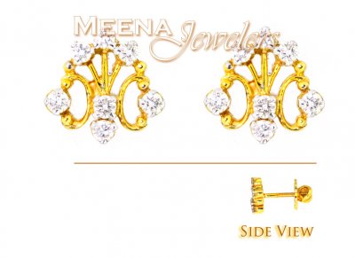 Genuine Diamond Earrings ( Diamond Earrings )