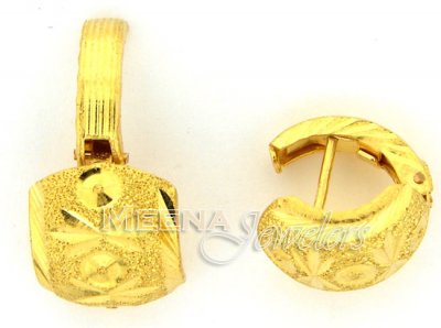 22 Kt Gold Clip On Earrings ( Clip On Earrings )