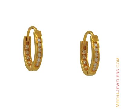 22k Fancy Clip On Earrings ( Clip On Earrings )