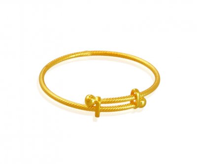 Adjustable 22K Kids Kada (1Pc) ( Baby Bangles )