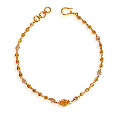 22K Gold Balls Bracelet ( Ladies Bracelets )