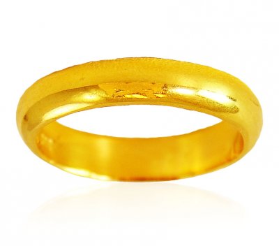 22 Karat Gold Band (Unisex) ( Wedding Bands )