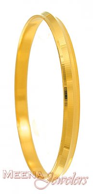 Mens Gold Bangle ( Mens Gold Kada )