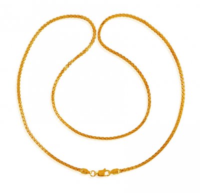 22 Karat Gold Chain (22 In) ( Men`s Gold Chains )