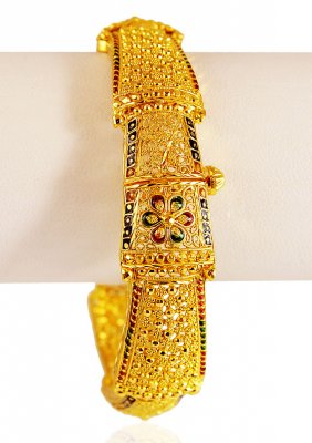 22K Gold Meenakri Kada 1PC ( Kadas )