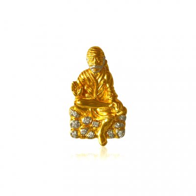 22 Kt Gold Sainath Pendant ( Ganesh, Laxmi and other God Pendants )