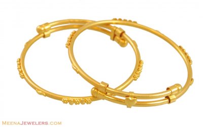 22K Baby Bangles (2 pcs) ( Baby Bangles )