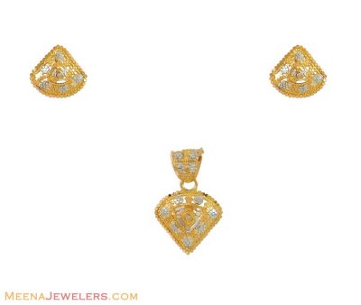 22Kt Gold Pendant Sets ( Gold Pendant Sets )