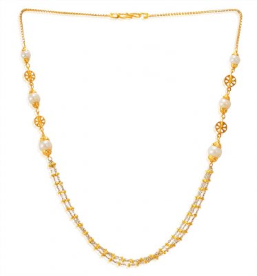 22kt Gold Fancy Layer Chain ( 22Kt Gold Fancy Chains )
