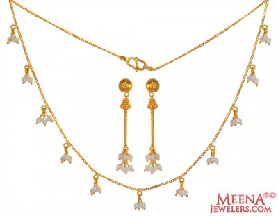 22k Gold Dokia Set  ( Light Sets )