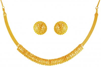 22 Karat Gold Necklace Set ( 22 Kt Gold Sets )