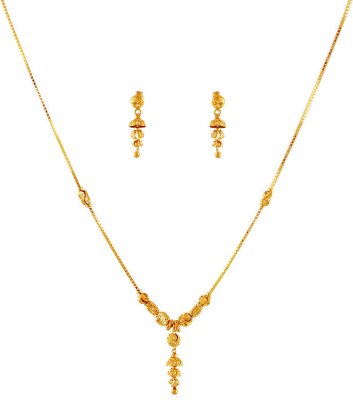 Fancy 22k Necklace Set ( Light Sets )