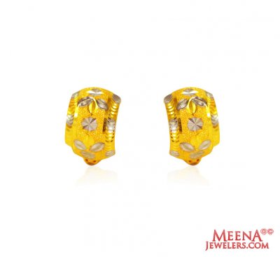 22k Fancy Clip On Earrings ( Clip On Earrings )