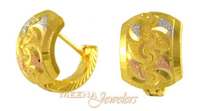 22Kt Gold Clip On Earrings ( Clip On Earrings )