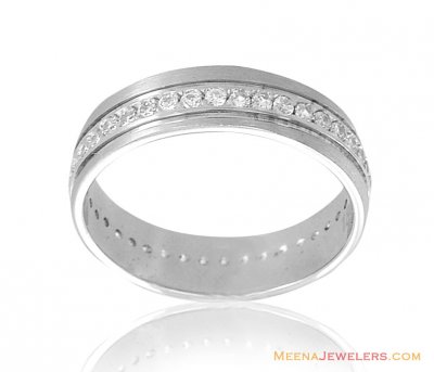 18Kt White Gold  Wedding Band ( Wedding Bands )