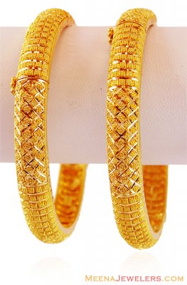 22K Gold Filigree Kada ( Kadas )