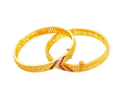 22K Exclusive Baby Wide Kada ( Baby Bangles )