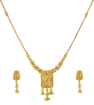 22K Fancy Necklace Set ( Light Sets )