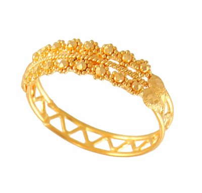 Indian Filigree Ring (22K Gold) ( Ladies Gold Ring )