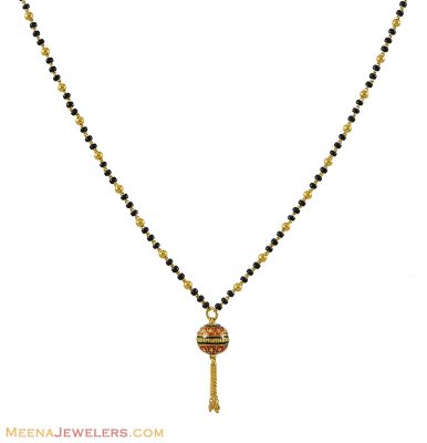 22k Fancy Mangalsutra (17 Inches) ( MangalSutras )