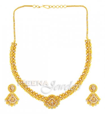 22Kt Necklace Set ( Light Sets )