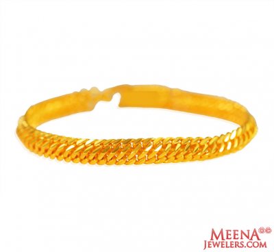 22Kt Gold Men Bracelet ( Men`s Bracelets )