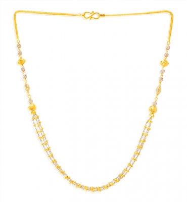 22KT Gold Layer Necklace Chain ( 22Kt Gold Fancy Chains )