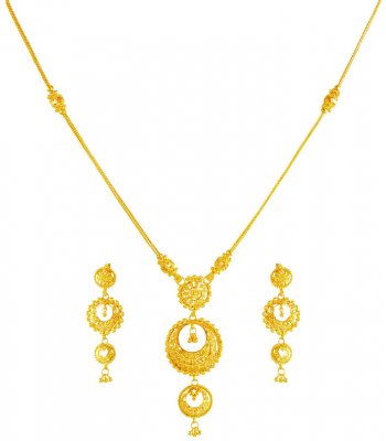 22k Designer Pendant Style Set  ( 22 Kt Gold Sets )