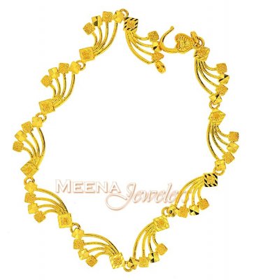 Gold Designer Bracelet ( Ladies Bracelets )