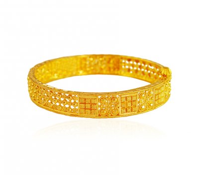 22K Gold Kids Bangle (2 Pcs) ( Baby Bangles )