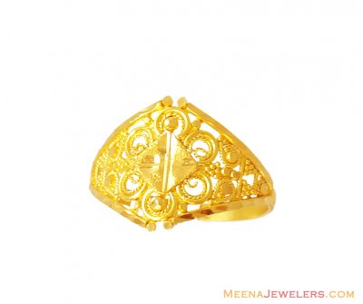 22Kt Gold Ladies Ring ( Ladies Gold Ring )