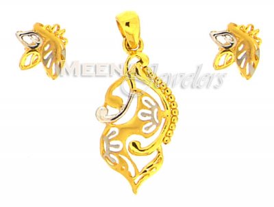 22 Kt Gold Pendant Sets ( Gold Pendant Sets )