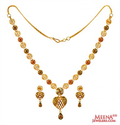 22kt Gold Set  for Ladies ( Light Sets )