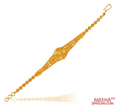 22kt Gold Filigree Ladies Bracelet ( Ladies Bracelets )