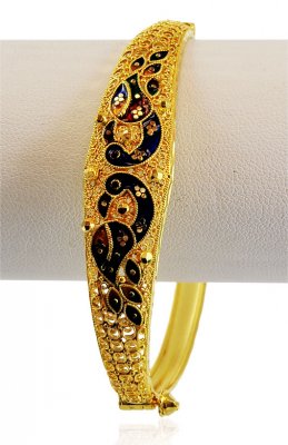 Designer (1 pc) Peacock Kada 22k  ( Kadas )