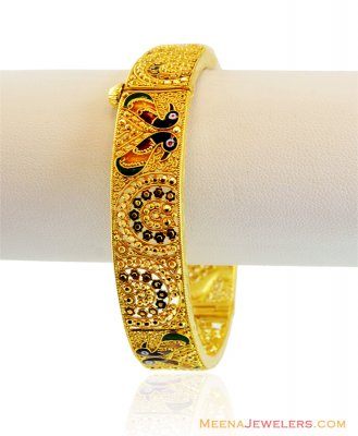 Designer Peacock Kada 22k (1Pc) ( Kadas )