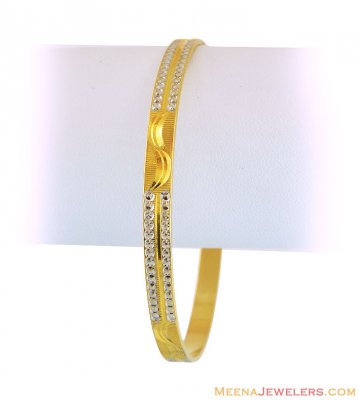 Gold Indian Style Bangle 22K ( Gold Bangles )