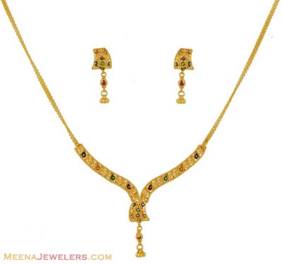 22k Meenakari Light set ( Light Sets )