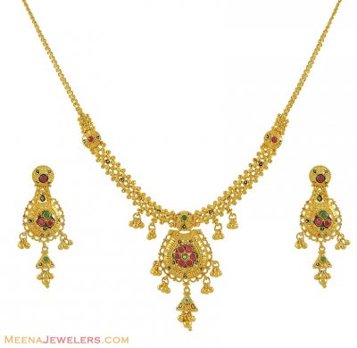 22K Light Necklace Set ( Light Sets )