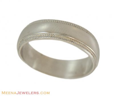 White Gold Wedding Band ( Wedding Bands )