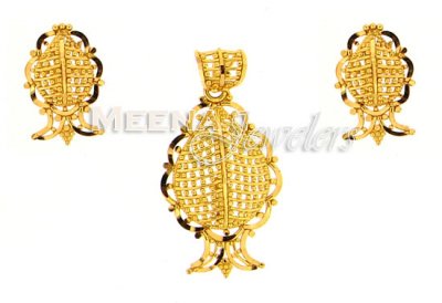 22 Kt Gold Pendant Sets ( Gold Pendant Sets )