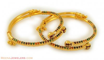 Meenakari Kids Bangles(22k) ( Baby Bangles )