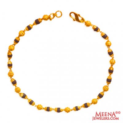 22 Karat Gold Tulsi beads Bracelet ( Ladies Bracelets )