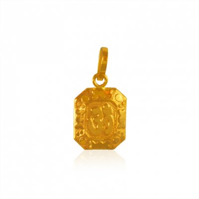 22kt Gold Holy OM Pendant  ( Om Pendants )