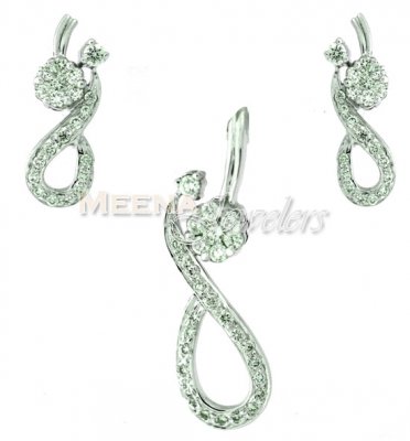 Genuine Diamond Pendant Set ( Diamond Pendant Sets )