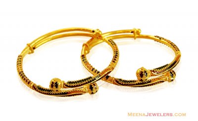 22k Meenakari Kadas ( Baby Bangles )